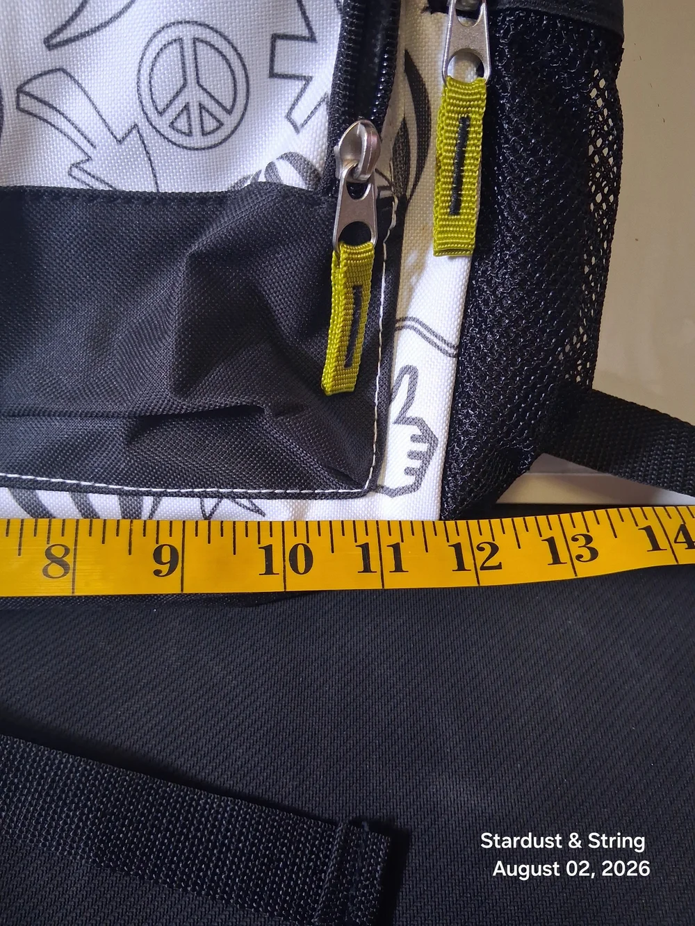 Black And White Doodle Print Backpack Graphic Sketch School Bag